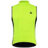 ROGELLI ESSENTIAL pánska softshellová cyklistická vesta s priedušným chrbtom, reflexná žltá Veľkosť konfekčná: L