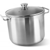 Hrniec MagicHome Chloe, 30 cm, 15 lit., so sklenenou pokrievkou, nerez (8010014)