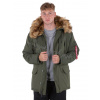 Alpha Industries Polar Jacket pánska zimná bunda dark green Veľkosť: S, Farba: zelená