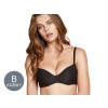 Dámska podprsenka - push-up - Lormar Naturale Push up Farba: Čierna, Veľkosť: 85 B