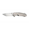 Vega Ruike M671-TZ vreckový nôž 7 cm, Bead Blasted, šedá, titán