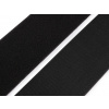 Suchý zips háčik + plyš samolepiaci šírka 10 cm čierna 1m