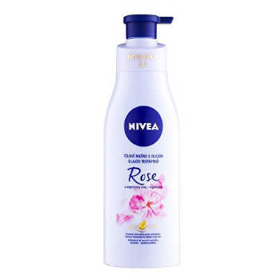 Nivea Rose telové mlieko s olejom Ruža & arganový olej 200 ml