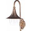 Záhradné nástenné svietidlo - Dekoratívna vonkajšia nástenná lampa K-8125 Čierna/zlato (Dekoratívna vonkajšia nástenná lampa K-8125 Čierna/zlato)