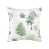 Krepová obliečka na vankúš Tiene stromov - zelená Veľkosť: 70 x 90