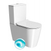 GSI KUBE X WC kombi, Swirlflush, spodný/zadý odpad, biela ExtraGlaze