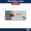 Gecko Alliance Gecko Ovládací panel TSC-18 GE2, 2 Pumps (4 Buttons) - Polep/ nálepka - 9916-100240