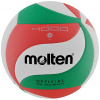 Volejbalová lopta Molten V5M4000-X/DE bielo-červeno-zelená VEĽ. 5