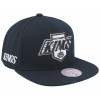 Mitchell & Ness Pánská kšiltovka Los Angeles Kings NHL Evergreen Black White Snapback Vntg