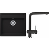 Set Schock S21-4 (dřez Nemo N-100 Onyx + baterie Epos.120 Onyx)