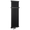 Sapho FEDE vykurovacie teleso 1500x490mm, 10 segmentov, čierna mat IR193