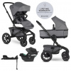 EASYWALKER Kočík kombinovaný Jimmey 2v1 Iris Grey LITE AIR + CYBEX Aton B2 i-Size + základňa VP-F188527
