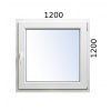 Plastové okno 1200x1200 OS pravé ALUPLAST - Trojsklo