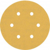 BOSCH Brúsny papier EXPERT C470 so 6 otvormi pre excentrické brúsky, 150 mm, zrnitosť 180, 5 ks