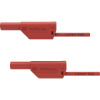 Schützinger VSFK 8500 / 1 / 50 / RT bezpečnostné meracie káble [4 mm zástrčka - 4 mm zástrčka] 50.00 cm červená 1 ks; VSFK 8500 / 1 / 50 / RT