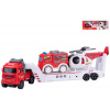 _Ostatní 1_ Auto tahač na setrvačník hasičský set s autem a vrtulníkem na baterie Zvuk