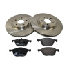 Sada přední brzdové kotouče + destičky FORD C-MAX FOCUS II KUGA VOLVO (FORD 12236820 12539650 VOLVO 2745100)