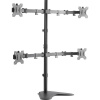LogiLink BP0046 4násobná stojan na monitor 33,0 cm (13) - 81,3 cm (32) výškovo nastaviteľný, sklápajúci, nakláňací, otočný; BP0046