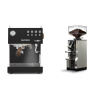 Ascaso Steel DUO PID, Black&Wood + Eureka Mignon Libra, CR chrome