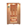 HOME DELUXE Infračervená kabína s plnospektrálnym ohrievačom REDSUN M - 120 x 105 cm pre 2 osoby