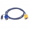 ATEN 2L-5203UP KVM kábel Čierna 3 m (2L-5203UP)