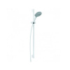 KLUDI Freshline sprchová súprava, 90 cm sprchová tyč, 3-polohová ručná sprcha (priemer 140 mm), biela/chróm, 6794091-00