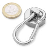 Magnetická karabína Ø 25 mm v. 16 mm, sila 18 kg