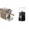 Stone Espresso Mine Premium Wood + Eureka Mignon Turbo, CR black