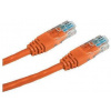 Datacom 1496 patch CAT5E, UTP, 0,25m, oranžový