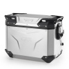 OBKEV44AR strieborný pravý kufor GIVI Trekker Outback EVO SMART hliníkový (bočný), bez zámku, 44 ltr.