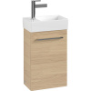 VILLEROY & BOCH Avento závesná skrinka pod umývadielko, 1 dvierka, pánty vpravo, 340 x 202 x 514 mm, Nordic Oak, A87601VJ