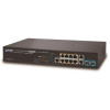 Planét GS-5220-8UP2T2X L3 switch, 10x1Gb, 2x1Gb SFP, 2x10Gb SFP+, 8x PoE 802.3bt 240W, QoS