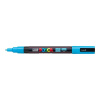 POSCA PC-3M popisovač, šírka stopy 0,9-1,3mm, okrúhly hrot, svetlomodrý (8)