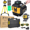 Laserová vodováha Xtech 25 m, 16 lúčov, samonivelizačná so statívom