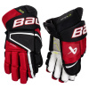 Rukavice Bauer Vapor Hyperlite Int Farba: čierno/červená, Veľkosť rukavice: 12