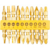 Sada bitov Strend Pro YF40020, 10 dielna, L-65 mm, CrV, GoldenFish