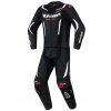 Kombinéza ALPINESTARS GP Force V2 2-dielna čierno bielo červená fluo