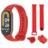 Remienok pre XIAOMI MI BAND 8 9 a 10 Červený NÁHRADNÉ REMIENKY PÁSIK FARBA