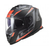 LS2 FF800 STORM II RACER II Matt Titanium Fluo Orange