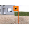Radius design cologne Schránka na listy RADIUS DESIGN (LETTERMANN 2 STANDING orange 564A) oranžová