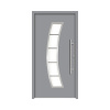 Hliníkovo-oceľové vchodové dvere bezpečnostné Hermes RC2 100 x 210 cm P sivé