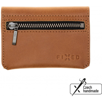 Peňaženka FIXED Tripple Wallet z pravej hovädzej kože hnedá (FIXW-TR2-BRW)