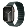Devia remienok Deluxe Magnetic Fiber Watch Band 44/45/46mm - Dark Green 6942297104600