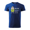 Sablio Tričko s potlačou This is bob - modré 2XL