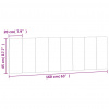 vidaXL Panel na čelo postele bledosivý 160 cm zamat - Sivá - 225472-231537