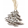 Vianočné ozdoby - Vianočný stromček drevený prívesok 16 cm 6ks bn1008 (Vianočné ozdoby - Vianočný stromček drevený prívesok 16 cm 6ks bn1008)