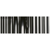 Kerasan INKA odkladná keramická doska 12x35,5cm, zebra 341533
