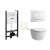 Siko Cenově zvýhodněný závěsný WC set Jika do lehkých stěn / předstěnová montáž+ WC Laufen JSL1