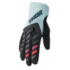 THOR SPECTRUM WOMAN BLACK/MINT motokrosové rukavice L