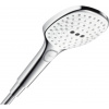 Hansgrohe Raindance Select E - Ručná sprcha 120, 3 prúdy, EcoSmart 9 l/min, biela/chróm 26521400